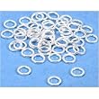 50 Sterling Silver Jump Rings Closed Jewelry 20 Gauge 5mm