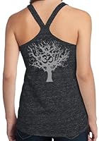 Yoga Clothing For You Ladies OM Tree of Life T-back Tank Top