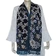 Echarpe Neck Scarf Printed Silk Women Wear 22 X 72 inches