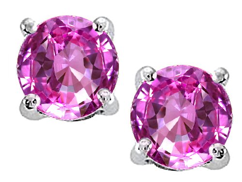Pink Sapphire Earring