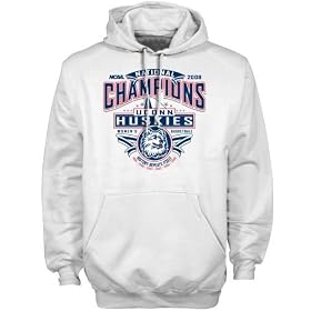 Connecticut Huskies (UConn) White 2009 NCAA Women's Basketball National Champions History Repeats Itself Hoody Sweatshirt