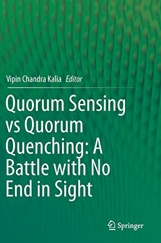 Quorum Sensing vs Quorum Quenching: A Battle with No End in Sight