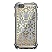 Ballistic, iPhone 6 Case / 6s Case [Jewel Mirage] Laser Etched Metal Design [Gold Design] Reinforced Bumper 6ft Drop Test Case Cell Phone Case for Apple iPhone 6 / 6s - Clear w/ Gold VM Pattern
