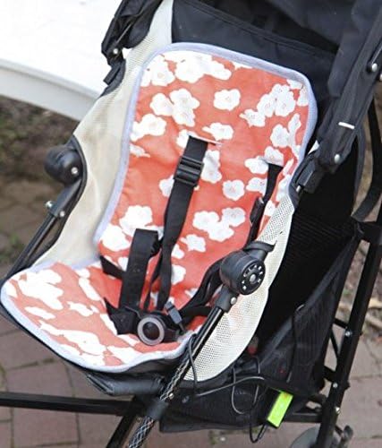 Heated Stroller Pad (Coral Flower)