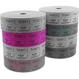 Purple Double Raffle Tickets Purple 2000 per package