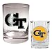 Georgia Tech Yellowjackets NCAA Rocks Glass And Shot Glass Set by Great American Products