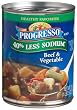 Progresso Healthy Favorites, Beef & Vegetables, Reduced Sodium, 18.5-Ounce Cans (Pack of 12)