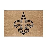 New Orleans Saints Flocked Door Mat