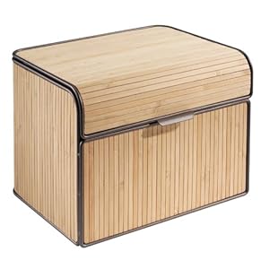 InterDesign Large Formbu Container, Bamboo/Bronze