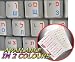 HEBREW & RUSSIAN CYRILLIC (RED&BLUE) TRANSPARENT KEYBOARD STICKERS