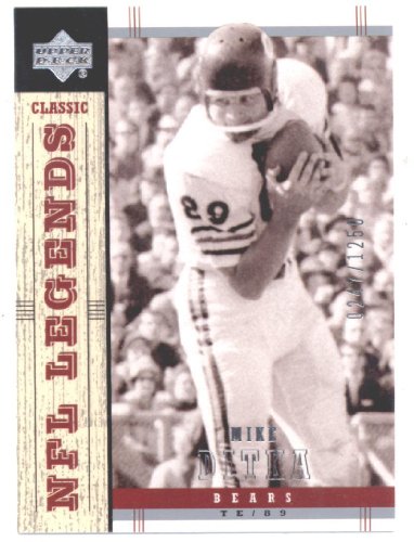 2004 Upper Deck Legends #93 Mike Ditka - Chicago Bears (Classic NFL Legends - Serial #d to 1250)(Football Cards)