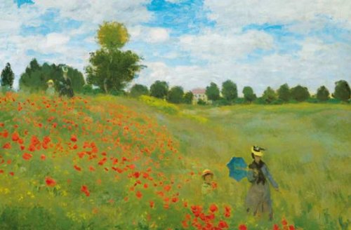 Fototapete: Champs de Coquelicots à Argenteuil (GIANT ART)
