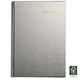 Pirongs A416 A4 2012-2013 Silver Page-a-day Academic Diary - available in ten different colours