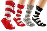 Vitasox Hüttenschuhe Zopf & Stripes