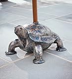 Handmade Turtle Umbrella Base with Copper Finish