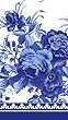 Guest Napkin, Blue Floral