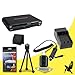 Halcyon Brand 600 mAH Charger with Car Charger Attachment Kit + Memory Card Wallet + Multi Card USB Reader + Deluxe Starter Kit for Sony DSC-QX100 Digital Camera Module for Smartphones and Sony NP-BN1