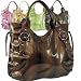 Leather Look Like Tote Shoulder Bag