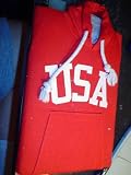 USA RED SWEATSHIRT JOURNAL