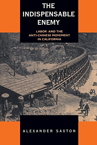 the indispensable enemy labor and the anti chinese movement in california