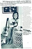 1973 Billie Jean King Photo Colgate MFP Toothpaste Print Ad (20978)