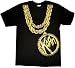 Korn 'Chains' black / gold foil t-shirt Image