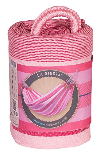 LA SIESTA Aventura Wild Rose - Weather-Resistant Double Classic Hammock