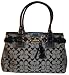 AUTHENTIC COACH HAMPTONS LARGE SIGNATURE BUSINESS SHOPPING CARRYALL HANDBAG 13068