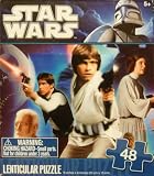 Star Wars 48 piece 3D Lenticular Puzzle A New Hope 9 x 6 (Luke Skywalker Han Solo Princess Leia Darth Vader and more!)