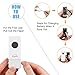 Wireless Doorbell, PAPAYAY Waterproof Wireless DoorBell Kit Plug-in Push Button with LED Indicator Over 50 Chimes for Outdoor/Indoor Use, White
