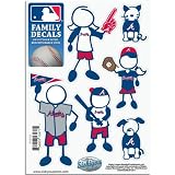 MLB Atlanta Braves Small Family Decal Set