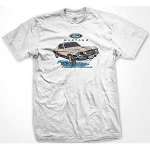 Mustang Horse Power T-shirt, Men's Ford Mustang, Cobra, Boss, Hot Rod Shirt