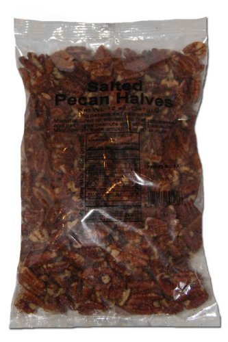 Trophy Nut Salted Pecan Halves, 12-Ounce Bags (Pack of 3)