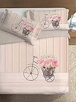 Ipersan Juego De Funda Nórdica Vintage (Beige/Rosa)