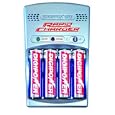 DigiPower DPS-3000+ 3-Hour AA/AAA Rechargeable Battery Kit with 4 AA 2700 mAh Batteries and Car Charger