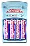 DigiPower DPS-3000+ 3-Hour AA/AAA Rechargeable Battery Kit with 4 AA 2700 mAh Batteries and Car Charger