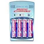 SAVE $17 - DigiPower DPS-3000+ 3-Hour AA/AAA Rechargeable Battery Kit with 4 AA 2700 mAh Batteries and Car Charger $12.99
