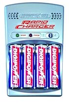 DigiPower DPS-3000+ 3-Hour AA/AAA Rechargeable Battery Kit with 4 AA 2700 mAh Batteries and Car Charger