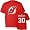 Martin Brodeur New Jersey Devils Red Name and Number T-Shirt - Small
