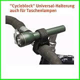 TwoFish -"Cycleblock" - MONTURE POUR VELOS, Bike Flash Light Mount, universel