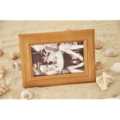 3er-SET Bilderrahmen aus Holz - Bildformat 10 x 15 cm - mit Glaseinsatz - BRAUN - 20113-3