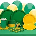 Green/ Gold Party Kit for 24