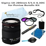 Sigma 18-200mm f/3.5-6.3 DC Lens for Pentax and Samsung Digital SLR Cameras ....