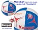 Sports : Kempa Handball NUCLEUS TRAININGS PROFILE 24 PANEL, wei&szlig;/royal/rot