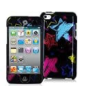 Snap-On Protector Hard Case for Apple iPod Touch 4th Generation / 4th Gen - ChalkBoard Stars Design