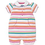 polo romper(white 0-3mos)