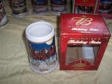 Budweiser Clydesdale Collectible Holiday Beer Stein