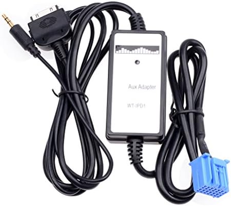 3.5mm Jack AUX Interface Adapter Audio Input For iPhone 3 4 4S iPod iPad Direct Fit Honda Accord Civic CRV & Odyssey Pilot Prelude S2000 & Insight