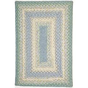 Baja Blue Cotton Braid Rug