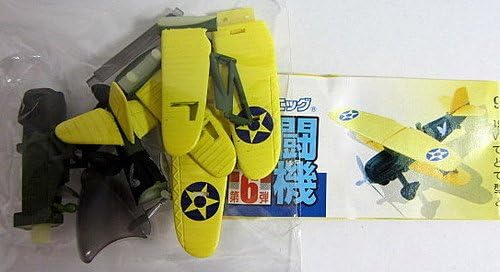 Choco Egg War Planes Vol. 6 Snap Kit - # 092 Curtiss P-6 Hawk - Furuta Japan